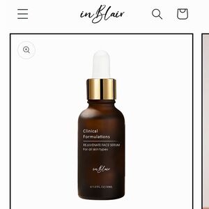 NWT Inblair Rejuvenate Face Serum